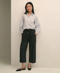 Belted Wide-Leg Utility Pants | Brooks Brothers on sale
