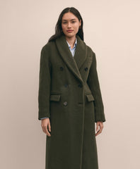 Double-Faced Wool Shawl-Collar Coat | Brooks Brothers online shop