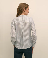 Drapey Thin Stripe Shirt | Brooks Brothers for sale