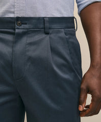 Pleated Traditional Fit Stretch Cotton Advantage Chino® Pants | Brooks Brothers online