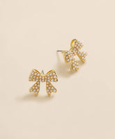 Faux-Pearl Bow Stud Earrings | Brooks Brothers cheap