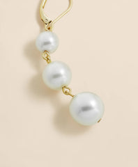 Faux-Pearl Drop Earrings | Brooks Brothers online shop