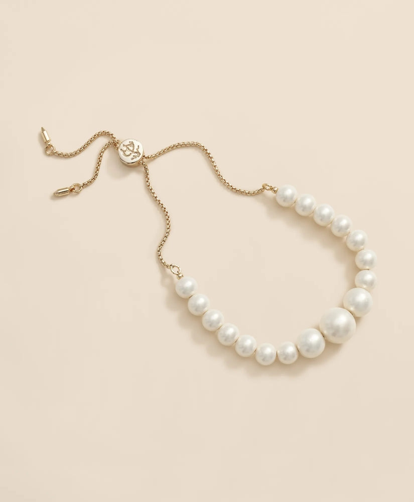 Faux-Pearl Gold-Plated Bolo Bracelet | Brooks Brothers cheap