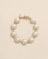 Faux-Pearl Gold-Plated Bracelet | Brooks Brothers online shop
