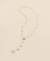Faux Pearl & Gold-Toned Y-Neck Necklace | Brooks Brothers cheap