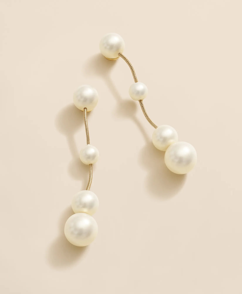 Floating Faux-Pearl Drop Earrings | Brooks Brothers on sale