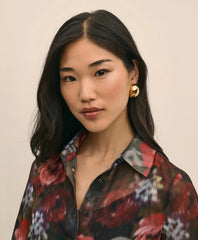 Floral Print Sheer Blouse with Camisole | Brooks Brothers sale