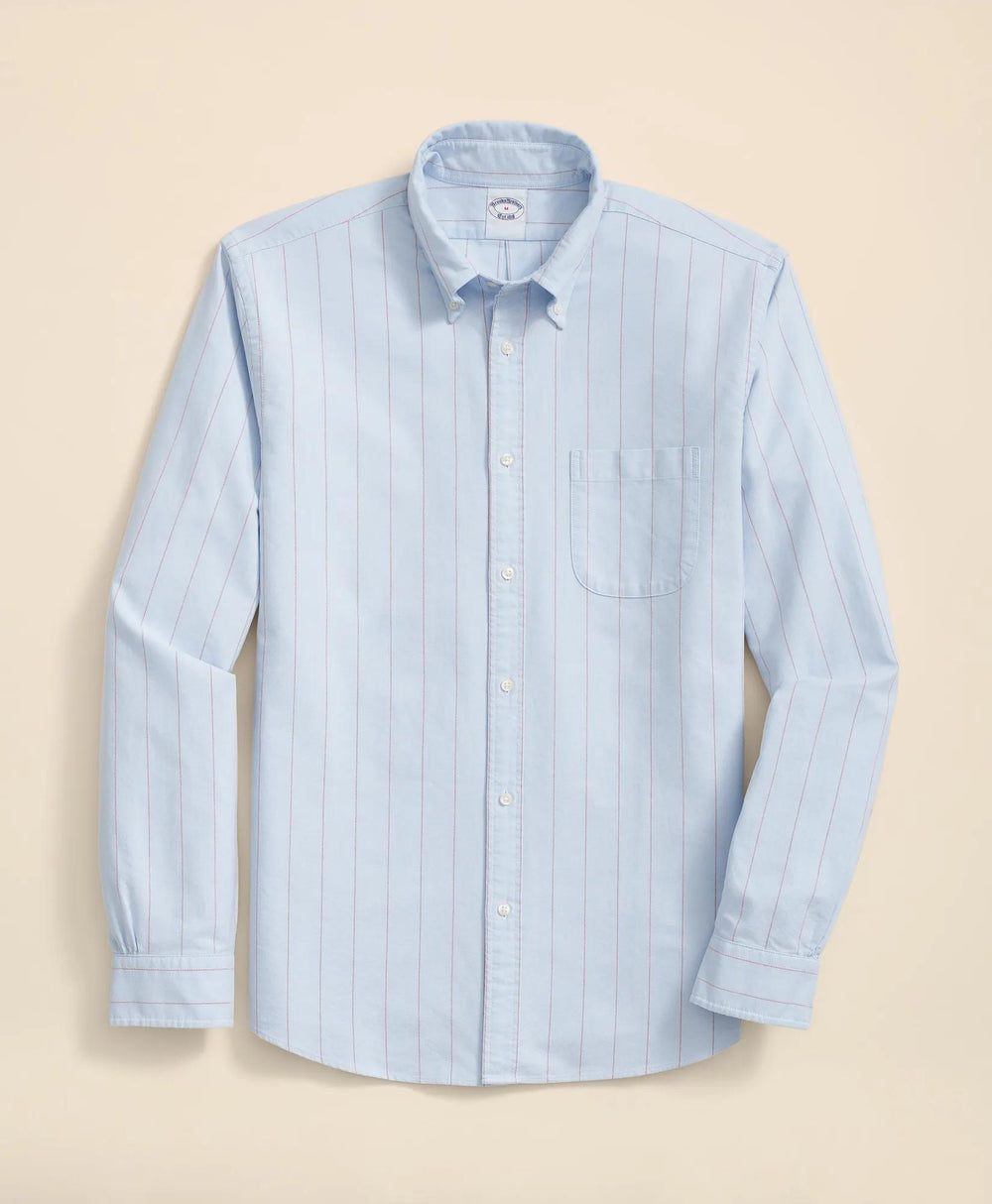 Friday Shirt, Oxford Vista Pinstripe | Brooks Brothers online shop