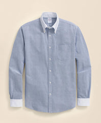 Friday Shirt, Oxford with White Collar | Brooks Brothers online shop