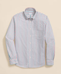 Friday Shirt, Poplin Holiday Stripe | Brooks Brothers discount