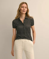 Jersey Dot-Print Polo Shirt | Brooks Brothers online