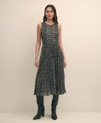 Leaf Motif Jacquard Dress | Brooks Brothers on sale