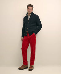 Merino Aran Cable Cardigan | Brooks Brothers online shop