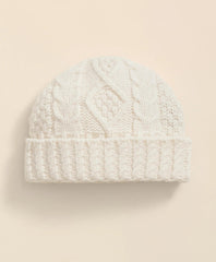 Merino Wool Aran Knit Hat | Brooks Brothers for sale