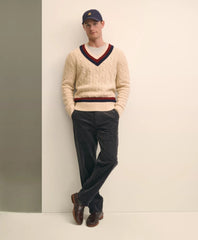 Merino Wool Archive Tennis Sweater | Brooks Brothers sale
