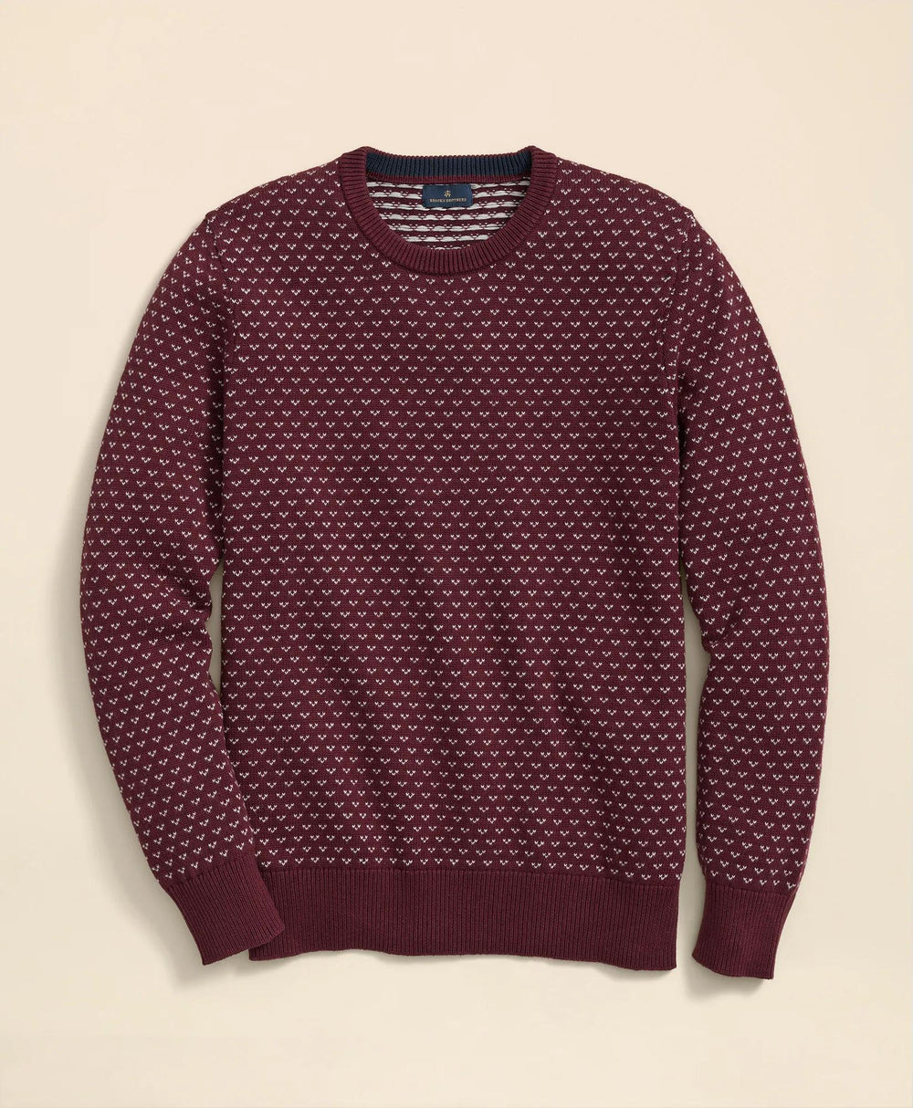 Cotton Dot Sweater | Brooks Brothers sale