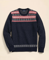 Merino-Wool Blend Fair Isle Sweater | Brooks Brothers on sale
