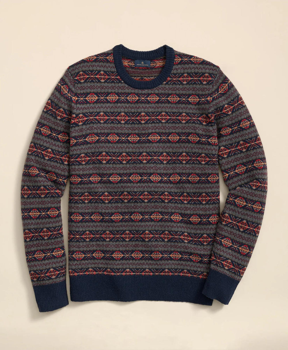Merino-Wool Blend Heritage Fair Isle Sweater | Brooks Brothers sale