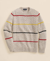 Merino Wool Donegal Stripe Sweater | Brooks Brothers cheap