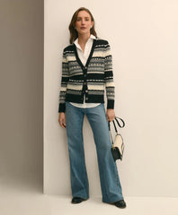 Merino Wool Pointelle Cardigan | Brooks Brothers sale