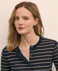Merino Wool Striped Cardigan | Brooks Brothers online shop