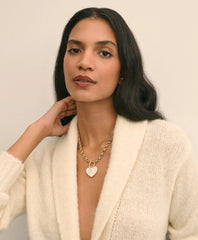 Necklace with Mother-Of-Pearl Heart Pendant | Brooks Brothers online