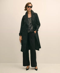 Taffeta Belted Trench Coat | Brooks Brothers for sale