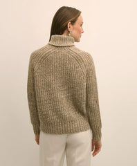 Alpaca-Wool Blend Relaxed Shimmer Turtleneck Sweater | Brooks Brothers cheap