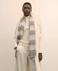 Wool-Silk Blend Shimmer Scarf | Brooks Brothers discount