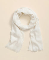 Viscose-Modal-Cotton Blend Shimmer Stripe Scarf | Brooks Brothers online shop