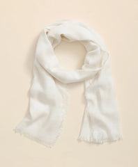 Viscose-Modal-Cotton Blend Shimmer Stripe Scarf | Brooks Brothers online shop