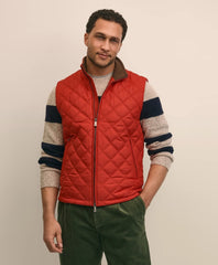 Paddock Diamond Quilted Vest | Brooks Brothers on sale