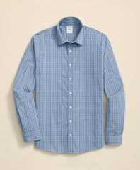 Performance Series Stretch Spread Collar, Check Sport Shirt | Brooks Brothers discount