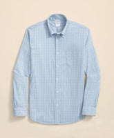 Performance Series Stretch Polo Button-Down Collar, Glen Plaid Sport Shirt | Brooks Brothers cheap
