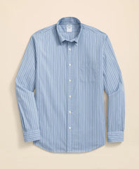 Performance Series Stretch Polo Button-Down Collar, Striped Sport Shirt | Brooks Brothers sale