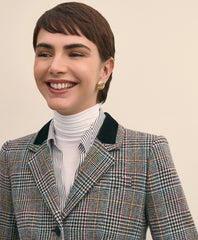 Plaid Shetland Wool Riding Jacket | Brooks Brothers online