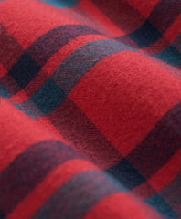 Portuguese Flannel Polo Button Down Collar, Bold Plaid Shirt | Brooks Brothers online shop