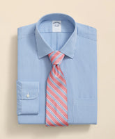 Pure Supima® Cotton Regular-Finish, Ainsley Collar Micro Check Dress Shirt | Brooks Brothers online