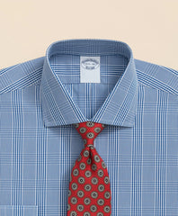 Pure Supima® Cotton Regular-Finish, English Spread Collar Glen Plaid Dress Shirt | Brooks Brothers discount