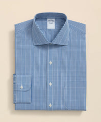 Pure Supima® Cotton Regular-Finish, English Spread Collar Glen Plaid Dress Shirt | Brooks Brothers discount