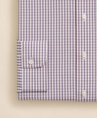 Pure Supima® Cotton Regular-Finish English Spread Collar, Micro Check Dress Shirt | Brooks Brothers online