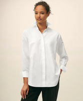 Relaxed Shirt in Supima® Cotton Sateen | Brooks Brothers on sale