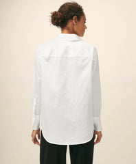 Relaxed Shirt in Supima® Cotton Sateen | Brooks Brothers on sale