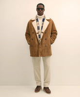 Shearling Double-Breasted Coat | Brooks Brothers online shop