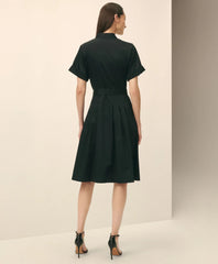 Signature A-Line Cotton Sateen Shirt Dress | Brooks Brothers cheap