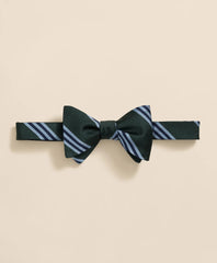 Silk BB#1 Rep Striped Bow Tie | Brooks Brothers online shop