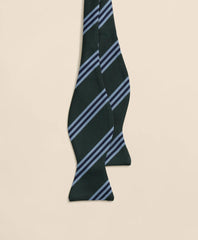 Silk BB#1 Rep Striped Bow Tie | Brooks Brothers online shop