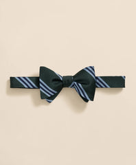 Silk BB#1 Rep Striped Bow Tie | Brooks Brothers online shop