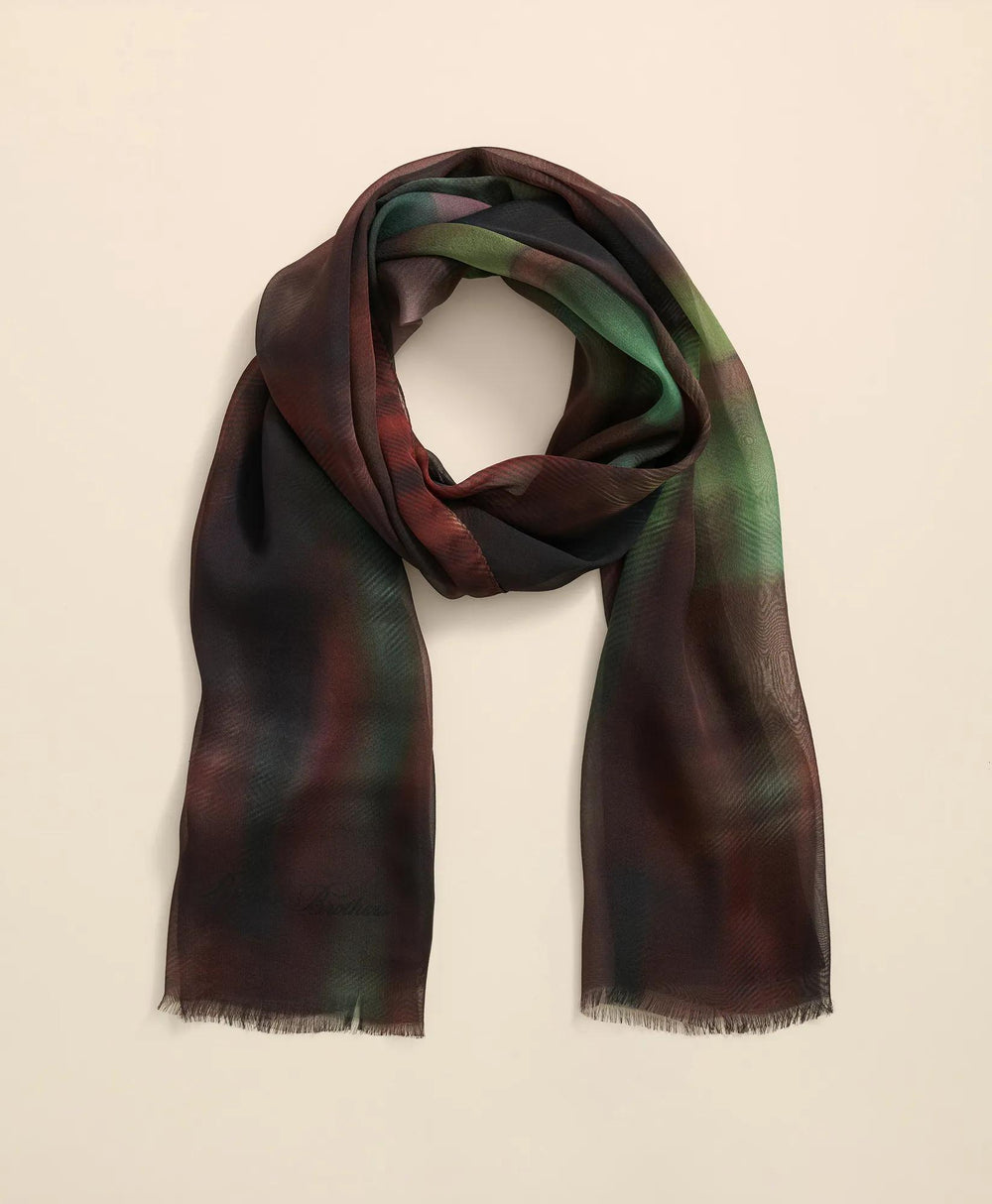 Silk Printed Scarf | Brooks Brothers online