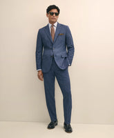 Slim Fit Wool Checked 1818 Suit | Brooks Brothers on sale